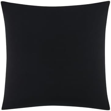 TRULY SOFT Hotel Themed Comforter Set White and Black 7-Piece
