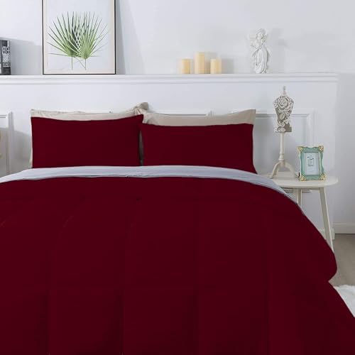 Moonite Bedding 3Pcs Super King Comforter Set