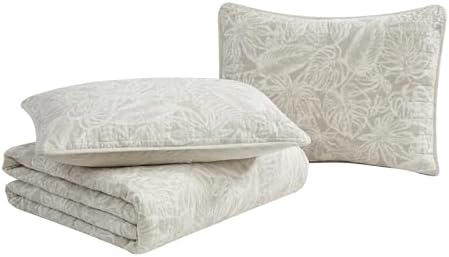 Tommy Bahama Twin Quilt Set - Breathable Reversible Bedding with Matching Sham