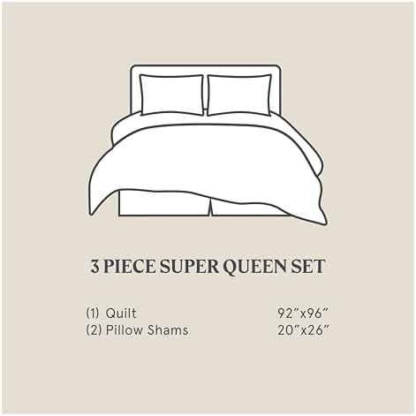 HiEnd Accents Indigo Staccato Coastal Quilt Set 3 Piece 1