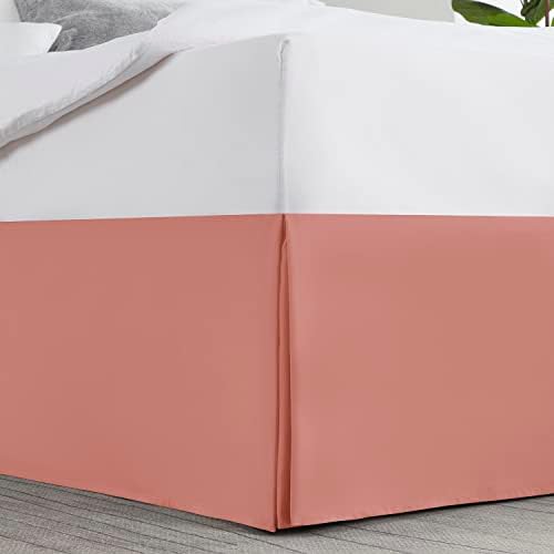 Nestl Misty Rose Full XL Bed Skirt