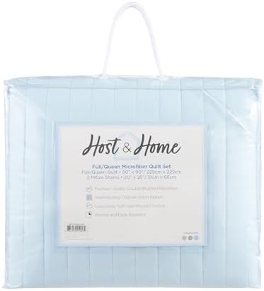 Arkwright Full Queen Quilt Set - Light Blue