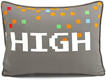 Lush Decor Video Games Reversible Quilt Set Twin Gray Yellow