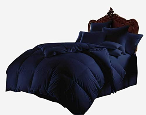 800 Series Egyptian Cotton Bedding Set 4 PC Navy Blue Full XL