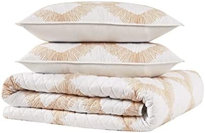Brooklyn Loom Sun Diamond Quilt Set Twin XL 1