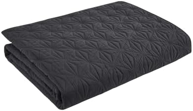 VCNY Home Kaleidoscope Pattern 3-Piece Quilt Set King Grey