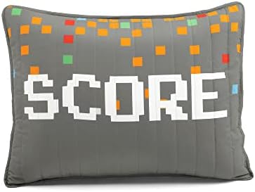 Lush Decor Video Games Reversible Quilt Set Twin Gray Yellow