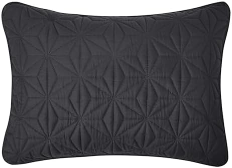 VCNY Home Kaleidoscope Pattern 3-Piece Quilt Set King Grey