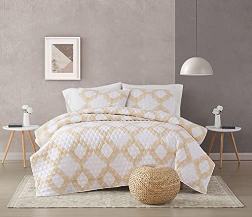 Brooklyn Loom Sun Diamond Quilt Set Twin XL 1