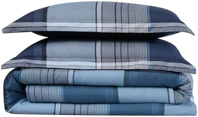 TRULY SOFT Trey Plaid Duvet Cover Set 1