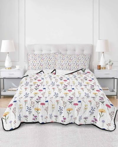 RisQiten Twin XL Quilt Set with Reversible Design
