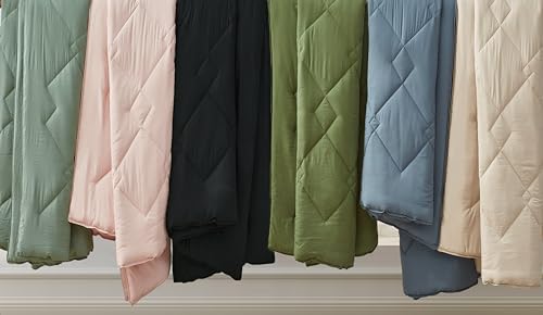 Chezmoi Logan Sage Green Comforter Set Twin XL