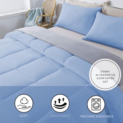 Luxury Reversible Comforter Set - Super King