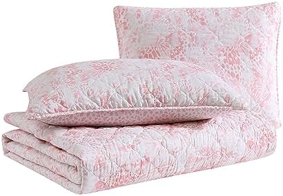 Betsey Johnson Butterfly Ombre Pink Quilt Set Twin