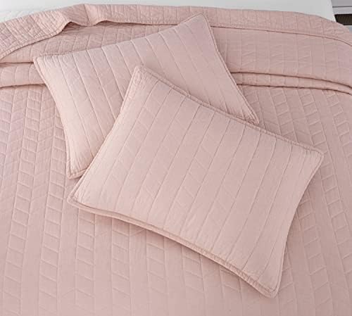 Chezmoi Madrid 3-Piece Cotton Quilt Set King Size
