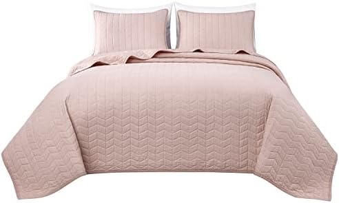 Chezmoi Madrid 3-Piece Cotton Quilt Set King Size