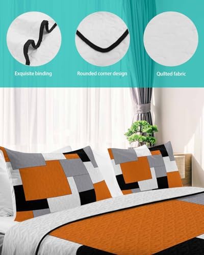 TocaHome Summer Quilt Set Twin XL 68x98 Inch
