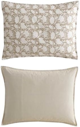 Nautica TwinTwin XL Comforter Set Bayport Floral Beige