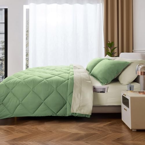HIG Reversible 5-Piece Twin XL Comforter Set