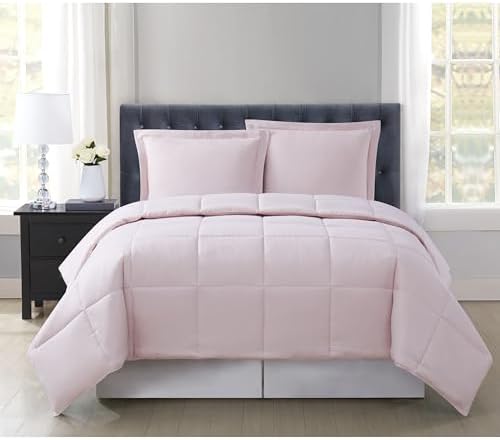 TRULY SOFT Reversible Blush Comforter Set Twin XL 2 Piece