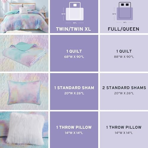Intelligent Design Cassiopeia Tie-Dye Quilt Set