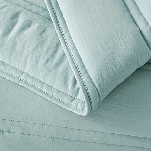 AnnaZ Home 3PC Comforter Set Light Blue Twin XL