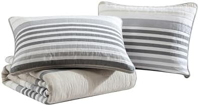 Nautica Twin Quilt Set Reversible Cotton Bedding with Matching Sham