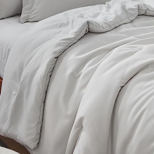 DormCo Cozy College Comforter Set - Twin XL Antarctica Gray