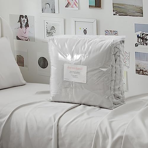 DormCo Cozy College Comforter Set - Twin XL Antarctica Gray