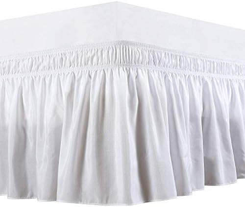 Luxxurecare Three Fabric Sides Bed Skirt 22 Drop Length