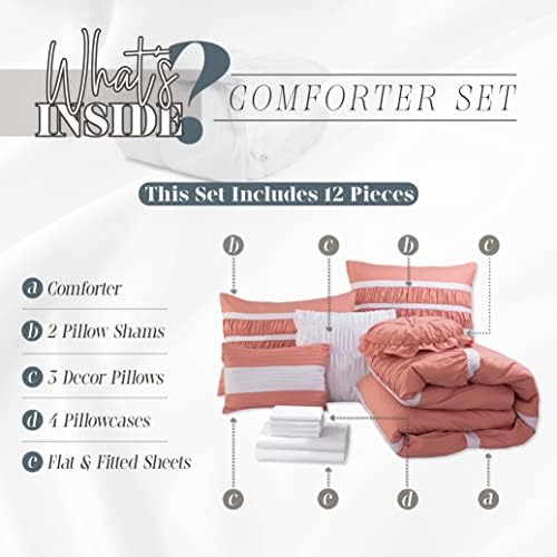 Elegant Comfort 12-Piece Queen Bed-in-a-Bag 1