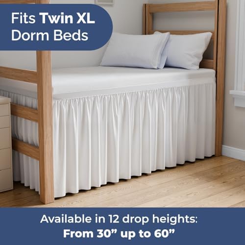 CGK Unlimited Wrap Around Bed Skirt - Twin XL 30 Inch Drop