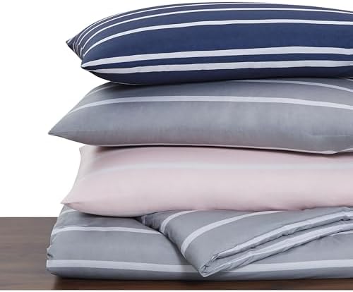 TRULY SOFT Maddow Stripe Grey Comforter Set