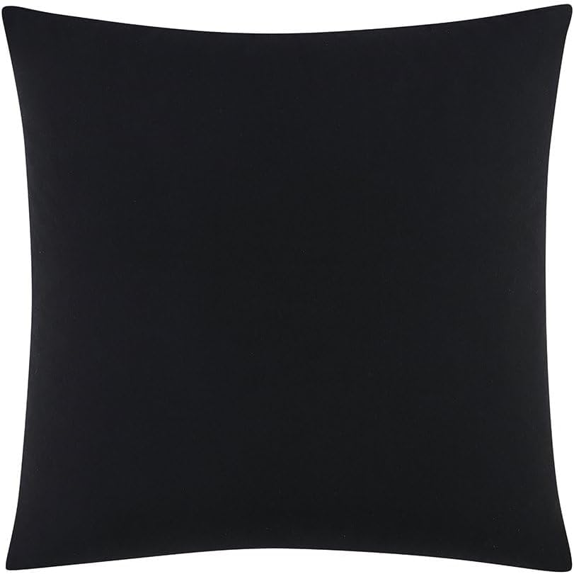 TRULY SOFT Hotel Themed Comforter Set White and Black 7-Piece