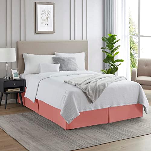 Nestl Misty Rose Full XL Bed Skirt