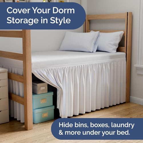 CGK Unlimited Wrap Around Bed Skirt - Twin XL 30 Inch Drop