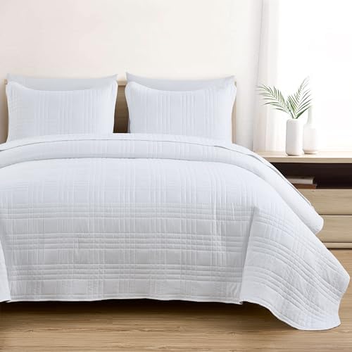 Chezmoi Kingston Twin XL Bedspread Set 2-Piece