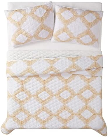 Brooklyn Loom Sun Diamond Quilt Set Twin XL 1