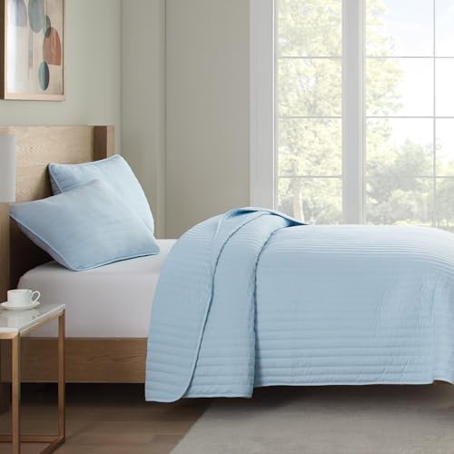 Arkwright Full Queen Quilt Set - Light Blue