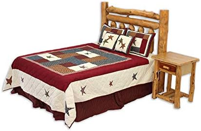 Fields and Stars Super Queen Quilt Set - 2 Pieces