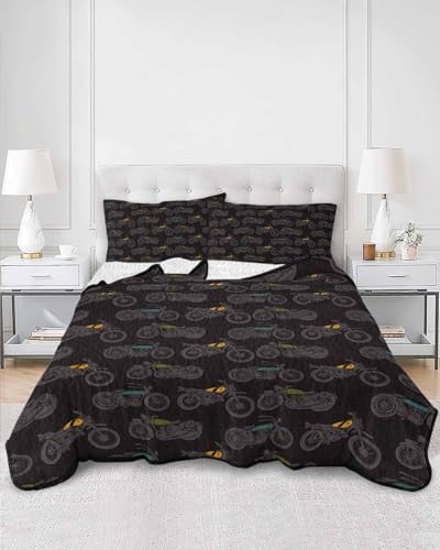TocaHome Summer Quilt Twin XL Set with 2 Pillowcases