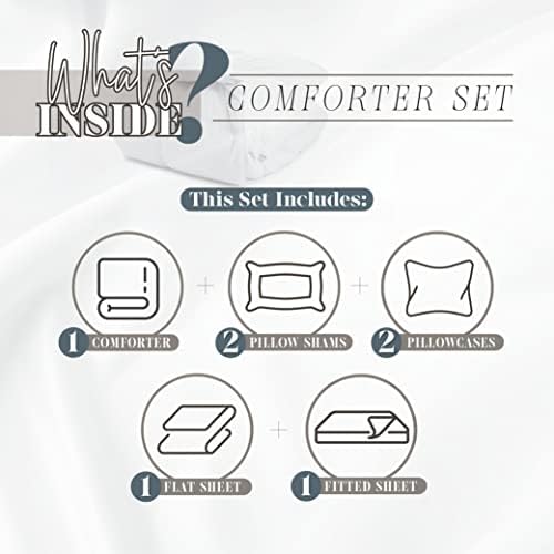 Elegant Comfort 7-Piece Queen Bed-in-a-Bag Set