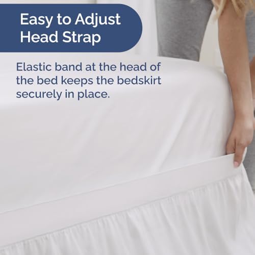 CGK Unlimited Wrap Around Bed Skirt - Twin XL 30 Inch Drop