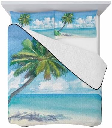 TocaHome Summer Quilt Twin XL 68x98 Inch with 2 Pillowcases 1