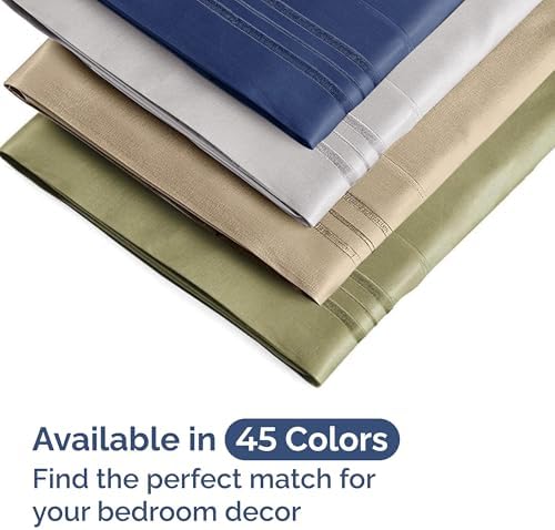 CGK Unlimited Wrap Around Dust Ruffle Bed Skirt 2 Pillowcases Bundle - White 1