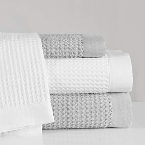 HiEnd Accents Stonewashed Cotton Waffle Coverlet Set