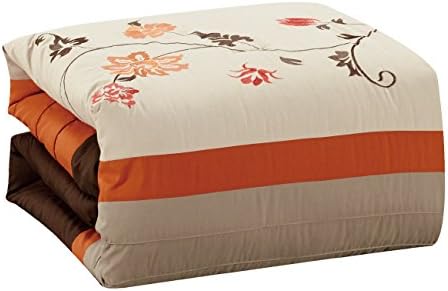 Chezmoi Collection Serene 7-Piece Comforter Set Queen