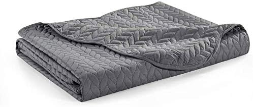 MOONLIGHT20015 Twin Quilt Set with Pillow Sham for All Seasons