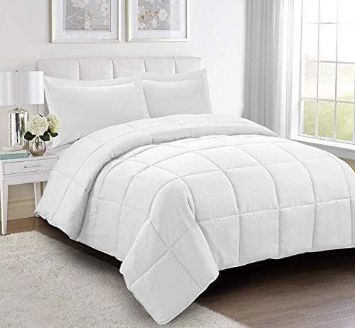 Restilon All Season Cooling Comforter Set - 5 PC White Super King