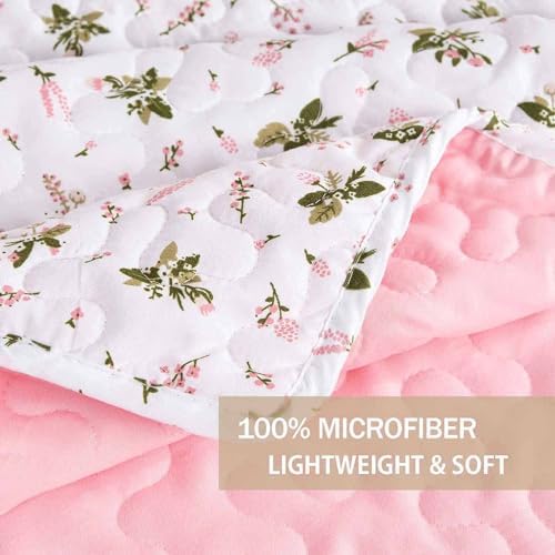 Nanko Floral Quilt Set Queen Full 3 Pcs